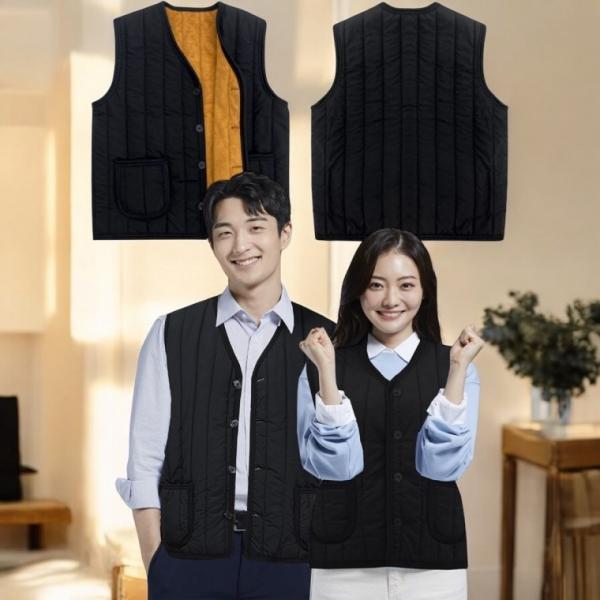 기모 패딩조끼 베르 울 경량패딩 2size 경량패딩조끼