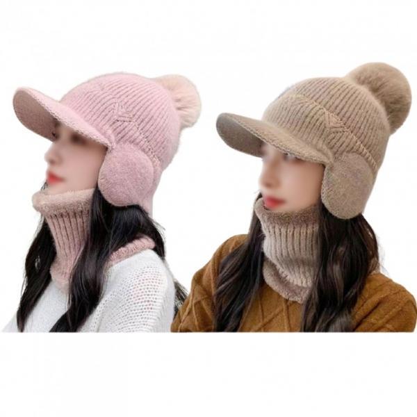 풀커버 귀마개 털모자 방한모자 귀도리모자 니트모자