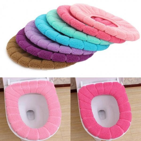 화장실 변기쿠션 극세사 변기커버 청결한 좌식화장실