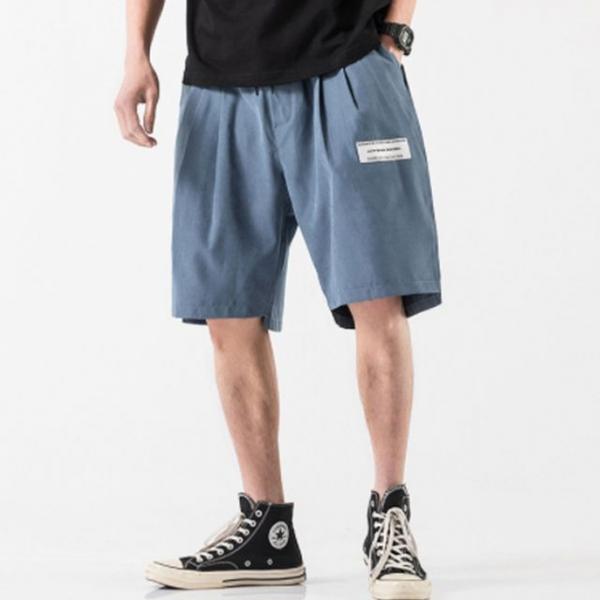 남자반바지 허리밴딩 7부팬츠