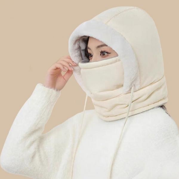 보온 방수 올인원 패딩후드넥워머 남녀공용 후드모자