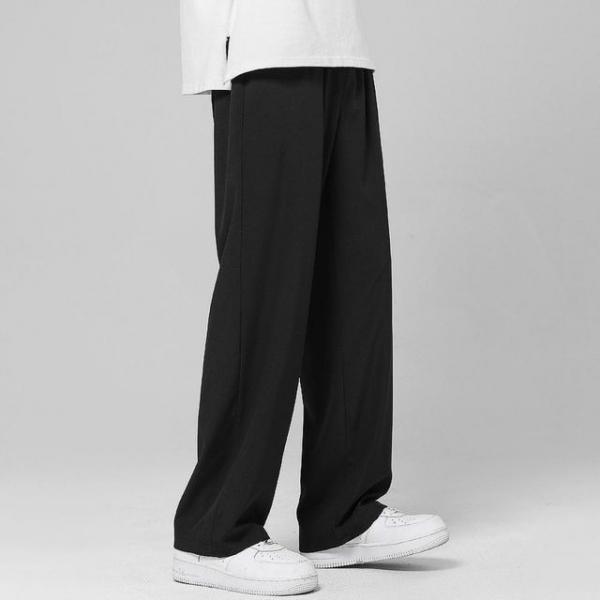 슬랙스 밴딩 쿨 남성 회색바지 팬츠 세미와이드핏