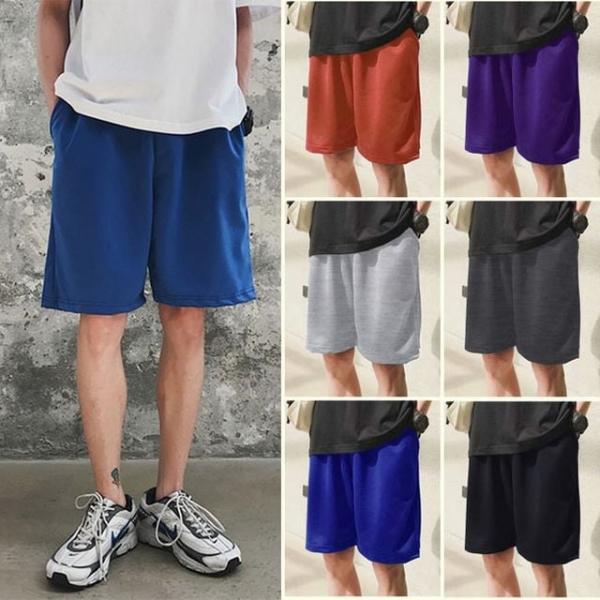 남자 여름반바지 메쉬면 시원한 츄리닝 5부 면반바지