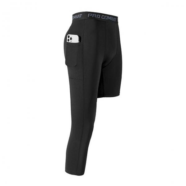 남자 트레이닝복 2컬러 반바지 언밸런스 레깅스 팬츠