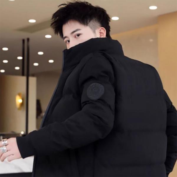 리부 LYVOO 항공점퍼 남자자켓 남자패딩 블루종자켓 남성자켓 잠바 남자경량패딩 점퍼HJ 블랙 L