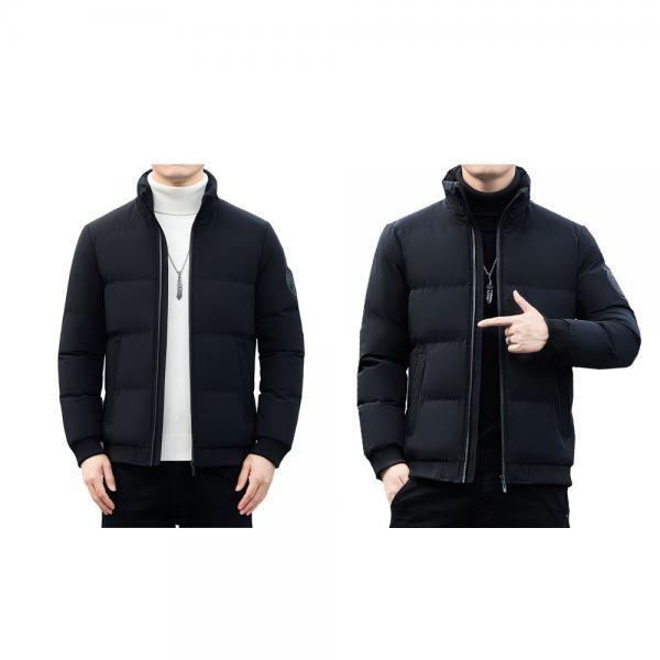 리부 LYVOO 남자경량패딩 남자자켓 남자패딩 항공점퍼 블루종자켓 남성자켓 잠바 점퍼HJ 블랙 5XL