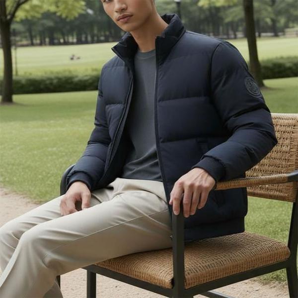 리부 LYVOO 남자경량패딩 남자패딩 항공점퍼 남자자켓 블루종자켓 남성자켓 잠바 점퍼HJ 블랙 4XL