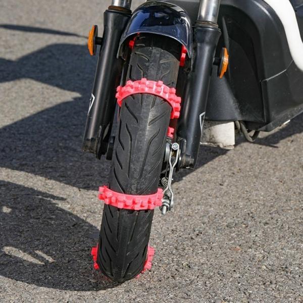 원터치 오토바이 우레탄 스노우 체인 케이블 타이
