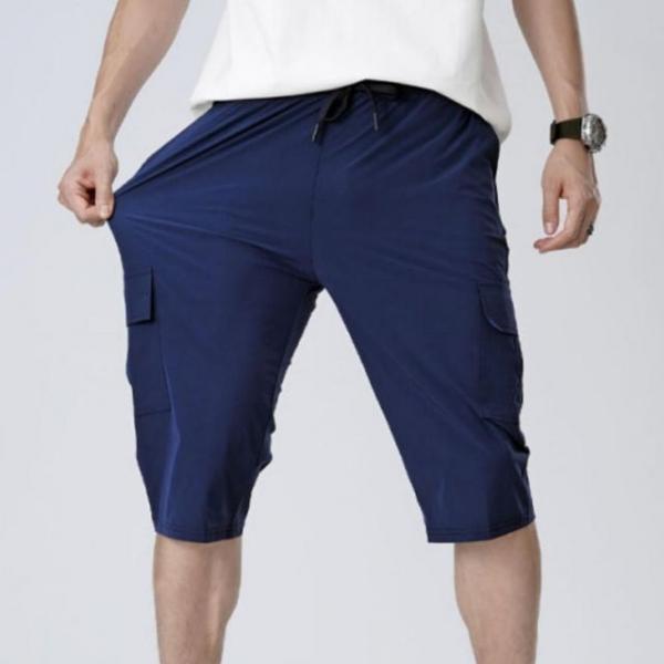 여름 남성 남자 7부 바지 허리밴딩 트레이닝 작업복