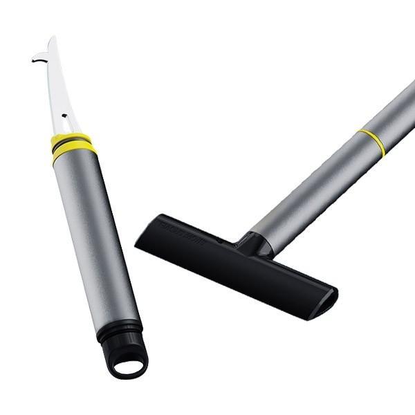 2in1 멀티 자동차 성에제거기 타이어틈새 돌제거기 차량관리용 TPU 스크래퍼 제설용품