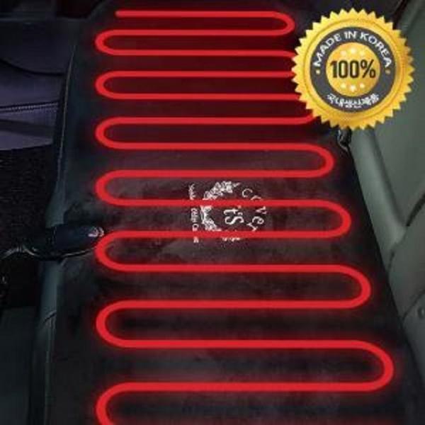 겨울시트커버 열선시트 3인방석 차량실내인테리어