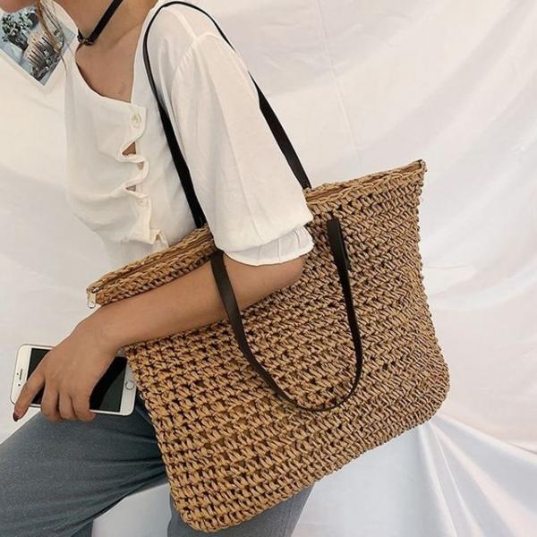 여자 밀짚 숄더백 토트백 쇼퍼백 에코백 데일리백
