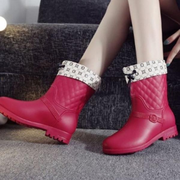 여성 털 장화 3색 캐주얼 슈즈 겨울 신발 방한화