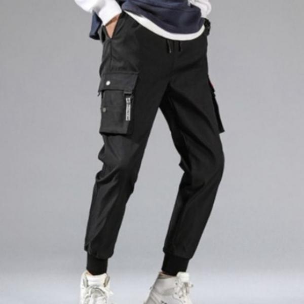 남성 조거 팬츠 츄리닝 캐주얼 밴딩 추리닝 바지 4색