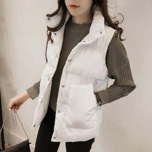 D00 120 테이 윈터 니트조끼 패딩조끼 따뜻 패딩조 패딩 경량 김장 트위드베스트 조끼 누빔