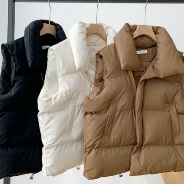 초경량 오버핏 윈터 조끼 베스트 따뜻 패딩 여자 여성 경량 패딩 여성 여자 조끼