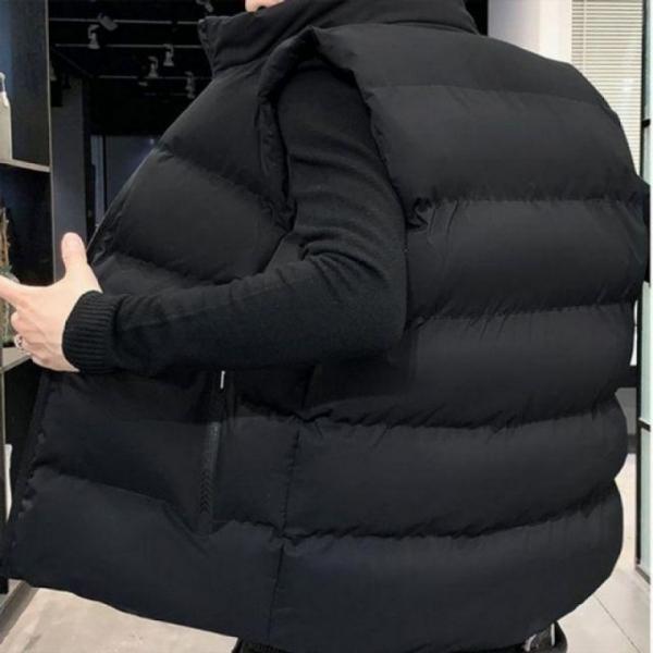 프리미엄 경량 데일리 남자 패딩조끼 보온 따뜻한 보 조끼 점퍼 경량 패딩