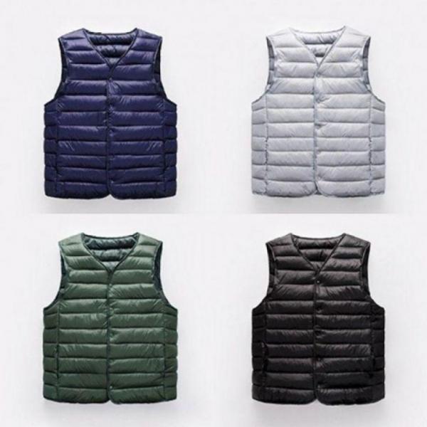 깔끔 방한 남성 스타일 패딩 조끼 남자 경량 방한 경량 남자 방한조끼 패딩조끼 남성