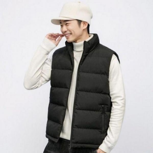 다운라이크 방한 패딩 스타일 조끼 심플 베스트 경량 숏패딩 남자 패딩조끼 남성