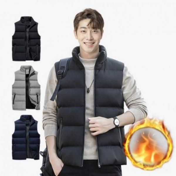 데일리 조끼 데일리 패딩 남자 보온 보온 히트 등산 패딩조끼 경량 남성 남자조끼 작업조끼