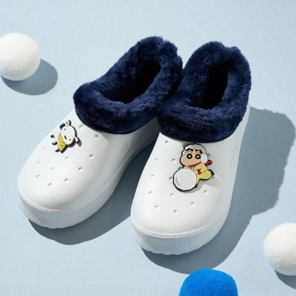 눈덩이 털실내화 겨울 만능화 국내생산 실내화 학생 아동 초등 학교실내화 털신발 겨울실내화 집실내화