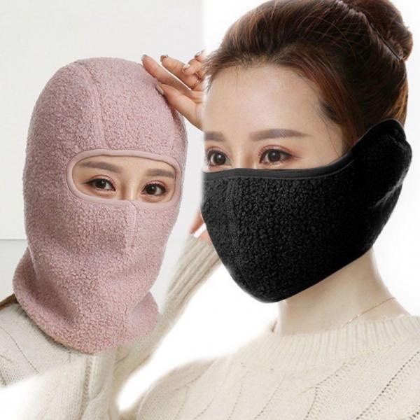 방한 안면 마스크 겨울 얼굴 보온 기모 운동 귀마개 양털 넥워머 겨울 기모마스크 안면마스크 자전거마스크