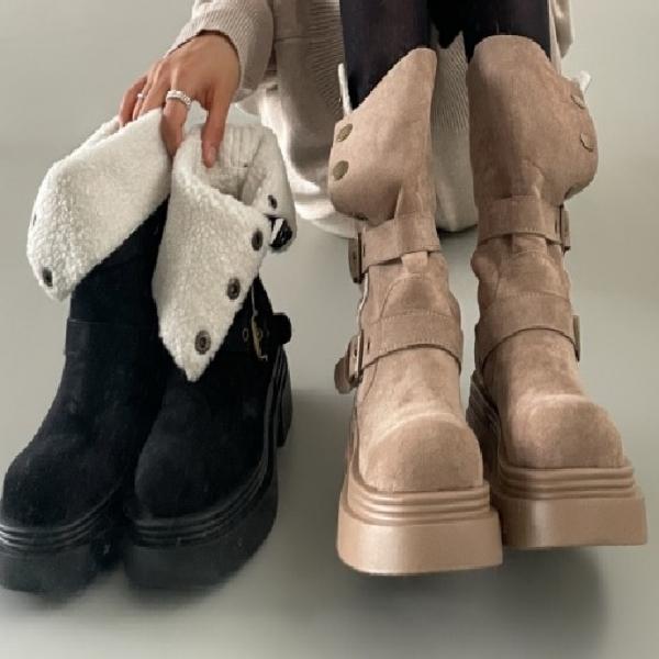 여성 패션부츠 미들 부츠 방한화 GR1073