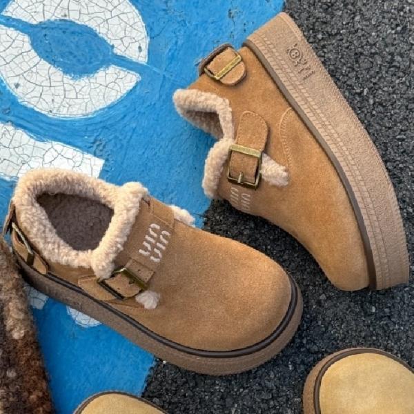 여성 안감퍼 단화 방한화 GR5559