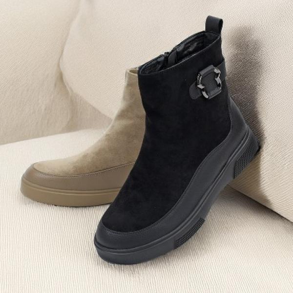 여성 털부츠 방한화 미들부츠 119-359