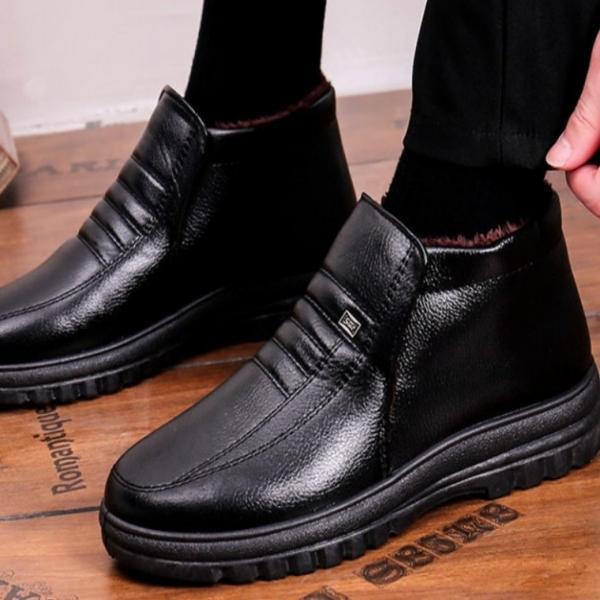 남성 털안감 방한로퍼 슈즈 단화 DO4094