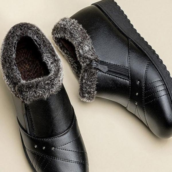 여성 털안감 방한로퍼 슈즈 단화 DO2725