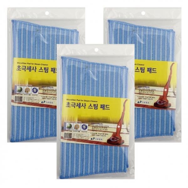 그린피아 극세사 스팀패드2P x(3개) 스팀청소기 리필
