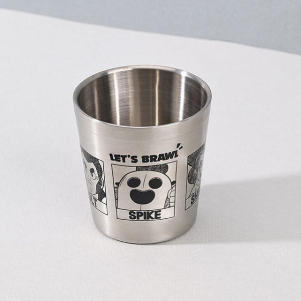 브롤스타즈 파노라마 이중 스텐컵 180ml