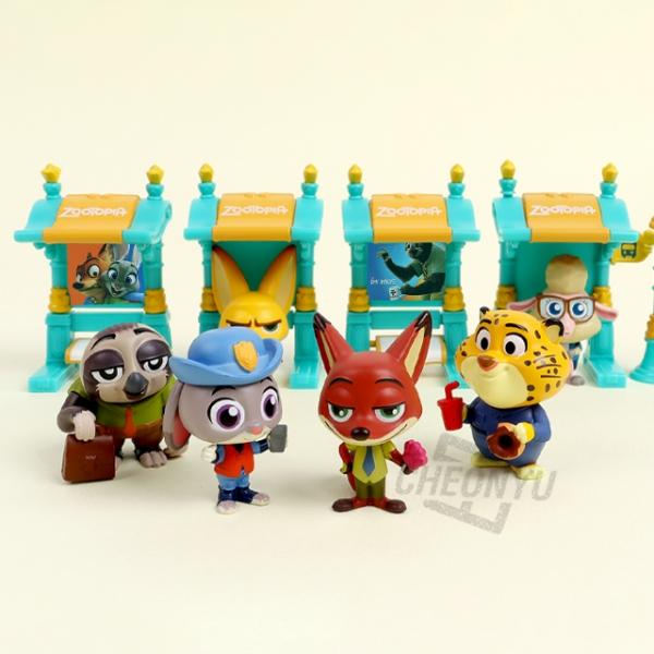 디즈니 주토피아 버스정거장 랜덤피규어