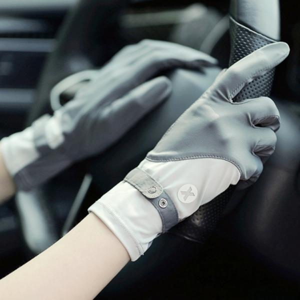써머쿨 여성 2컷 스포츠 장갑(다크그레이) UV차단 아이스장갑