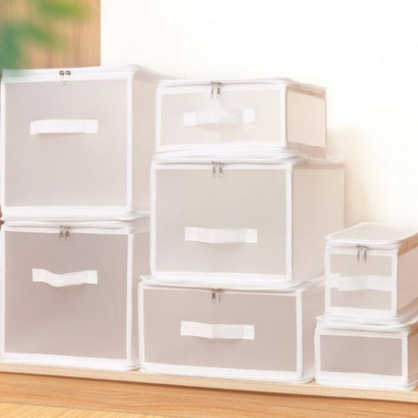 미니멀라이프 옷 장난감 수납 정리 접이식 리빙 박스
