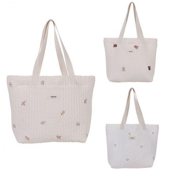 국내 기저귀가방 누빔 숄더백 면가방 아기외출 (선택)