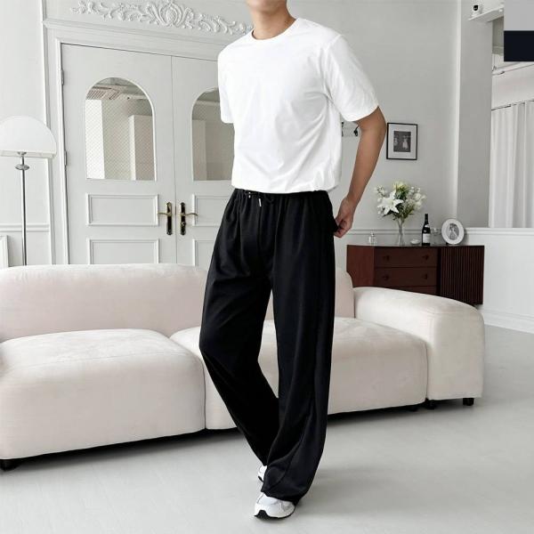 GTT SS1028M 남자 에어 메쉬 사이드턱 힙포켓 와이드 팬츠