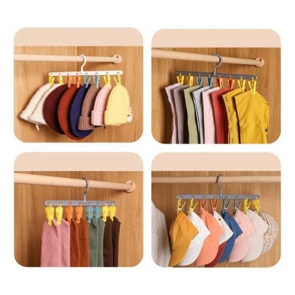 키밍 스냅백 모자걸이 3개입 정리 다용도 양말걸이