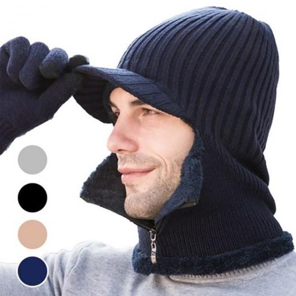 인베르노 니트캡 바라클라바 남성 겨울 방한 복면 캡모자 후드 넥워머