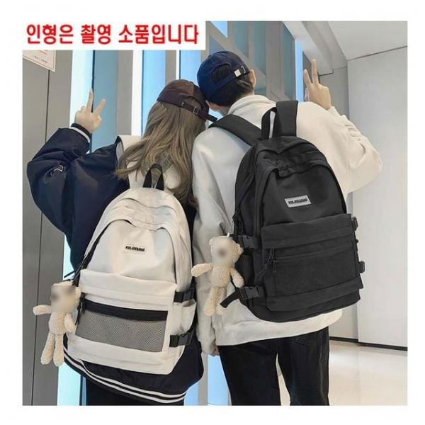 URB30 캐주얼백팩 망사포켓 남녀 데일리 책가방 배낭