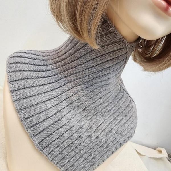 니트 패션 넥워머 블랙 와인 그레이 베이지