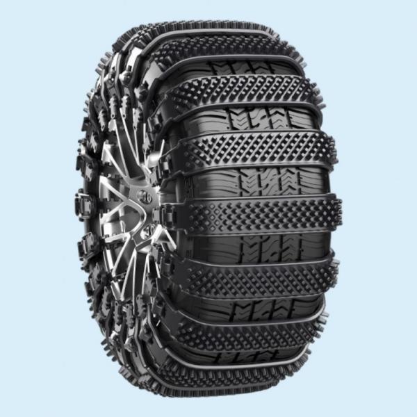 간편한 설치 스노우체인 케이블 타이식 체인 블랙1P