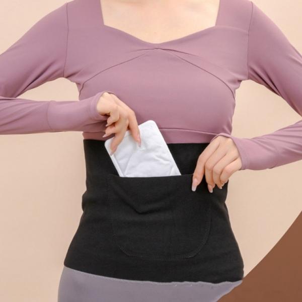 따뜻한 배워머 여성 허리 복부 보온 탄력복대 방한