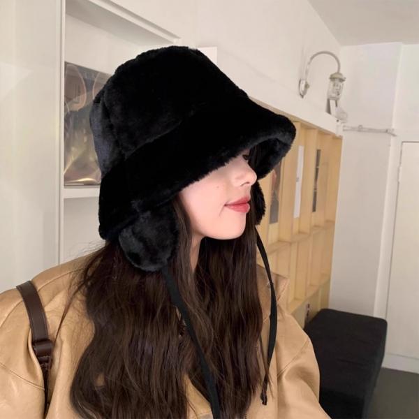 털귀도리 벙거지 이어머프 버킷햇 소프트 방한모자