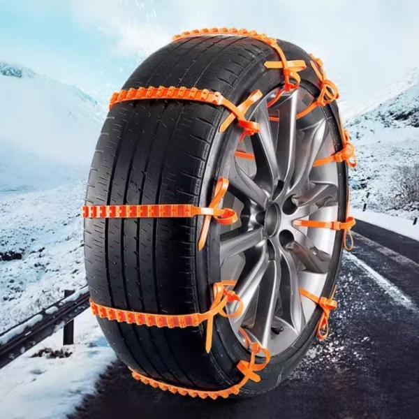 케이블타이식 스노우체인 일회용 간편설치 체인 1P