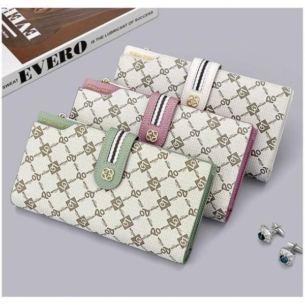 WILLIAMPOLO 프리미엄 PVC 프린트 여성 장지갑