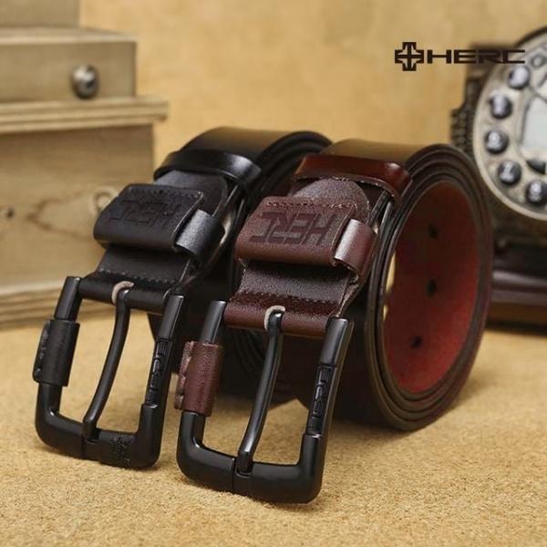 HERC 소가죽 벨트 고급 남성  가죽벨트 허리띠