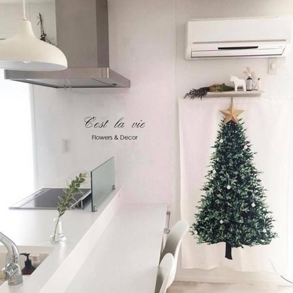 크리스마스 벽화현수막 파인트리 대형 100x150 파티