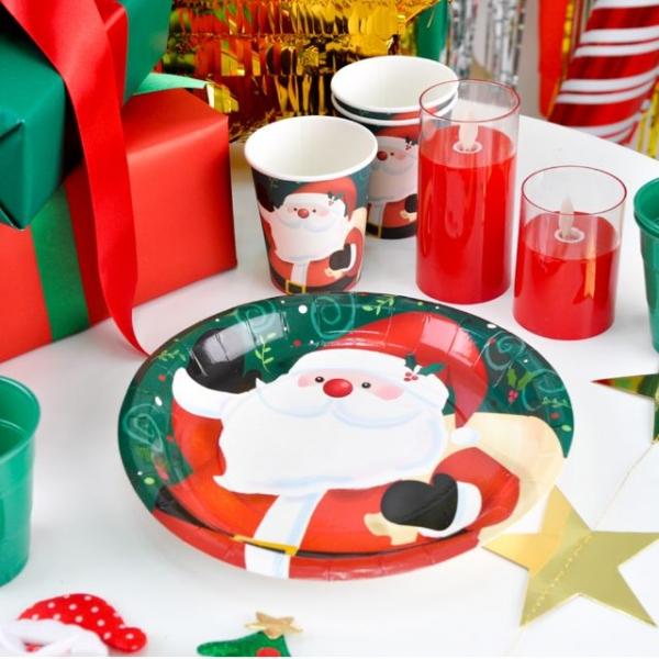 23cm(9인치)크리스마스접시(산타)